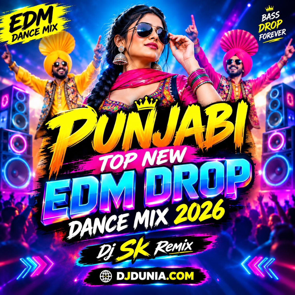 Tunuk Tunuk Tun (Punjabi Top New Edm Drop Dance Mix 2026) Dj Sk Remix